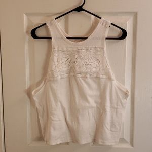 Free People White Tank Top Size Medium
